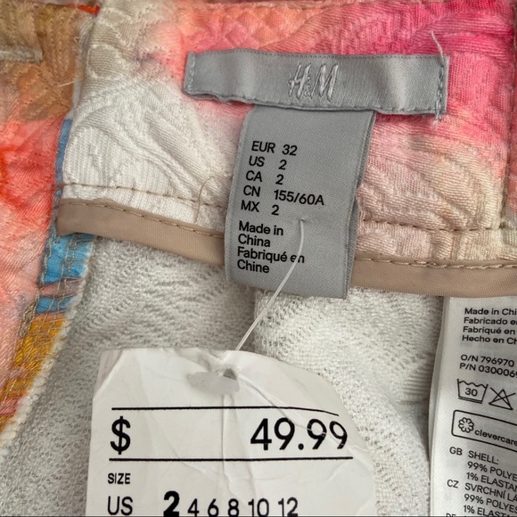 H&M | NWT Watercolor Circle Skirt - Picture 6 of 7